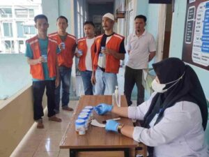 Ini Hasil Test Urine 10 Orang Napi Yang Baru Ditempatkan di Lapas Curup