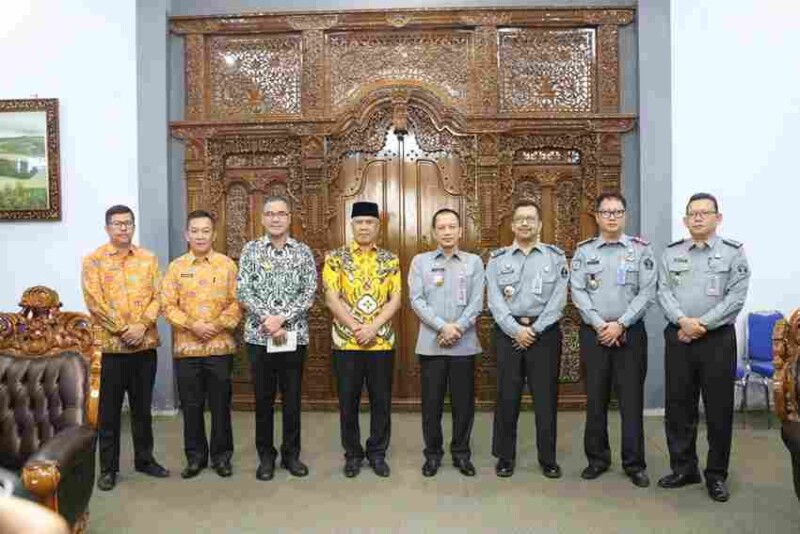 Temui Bupati Rejang Lebong, Kalapas Curup Dampingi Kakanwil Kumham Bengkulu