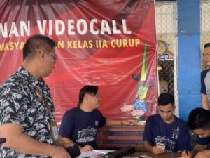 Layanan Video Call, Kasubkam Lapas Curup Ingatkan Ini ke WBP