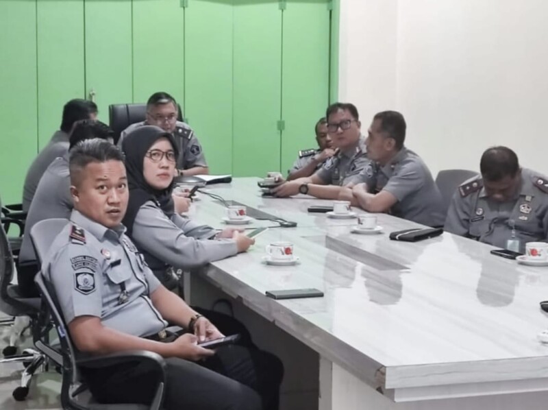 Kalapas Curup Ikuti Monev CMS di Kanwil Kumham Bengkulu