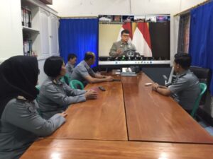 Penanganan Anak Binaan dan Teroris, Lapas Arga Makmur Zoom Meeting Bersama Ditjenpas